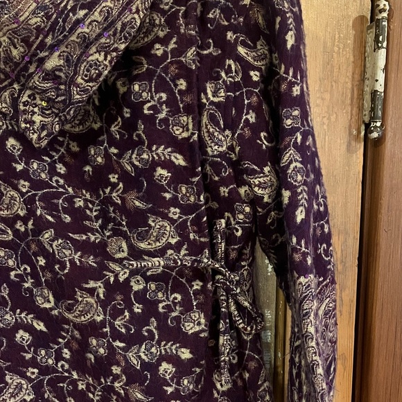 Sparkly & Soft Wrap Sweater - Picture 4 of 8